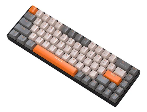 Teclado Mecánico Inalámbrico Ergonómico Para Juegos K68