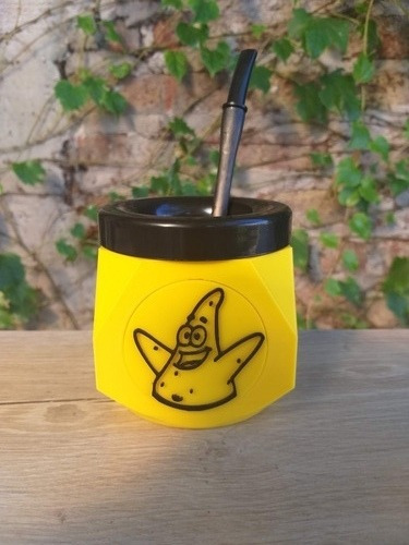 Bob Esponja Mate + Bombilla Ideal Regalo