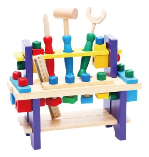 Caja De Herramientas Juguete De Estimulación Montessori