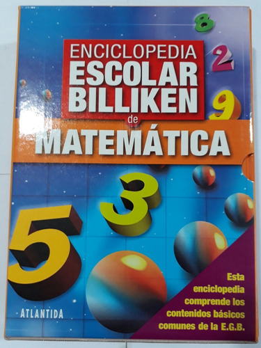 Enciclopedia Escolar Billiken De Matematica 2 Ts.