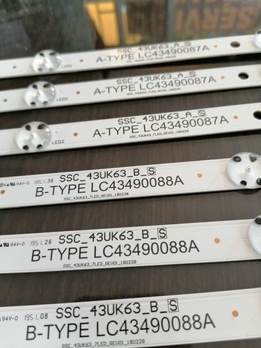 Imagen 2 de 2 de Leds 43um7100 Lg43