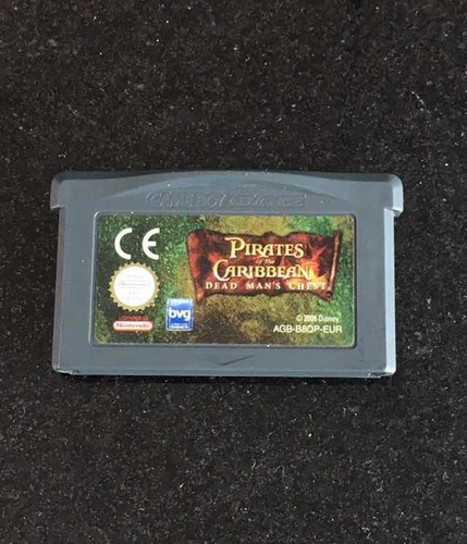 Piratas Del Caribe Game Boy Advance Nintendo C/u