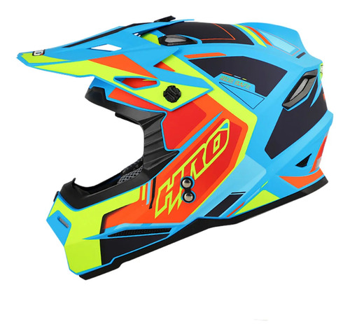 Casco  Hro-mx03 Proop Azl Mat Nrj Bri