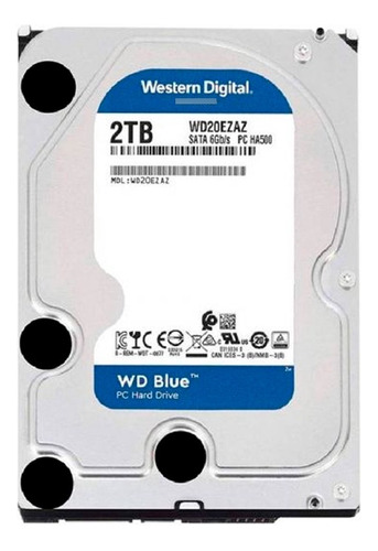 Disco Duro 2tb Western D Sata 3.5'' 5400rpm De Pc 100% New