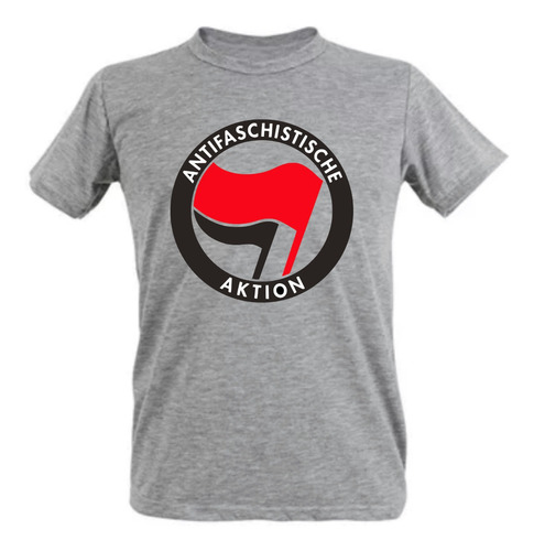 Antifaschistische Aktion - Camisa 100% Algodão