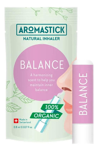 Aromastick Inalador Nasal Orgânico Equilíbrio