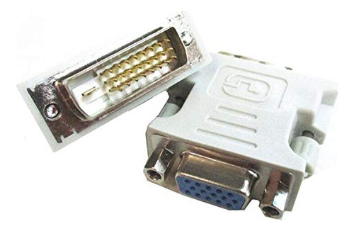 Adaptador Vga Dvi-i 1080p Para Pc Y Proyector (2 Pack)