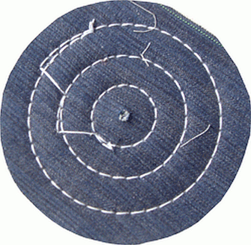 Disco De Polir Roda De Pano De Brim Para Polimento 10 Cm