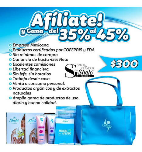 Imagen 4 de 5 de Kit Membresía - Negocio Sheló Nabel - Gana De 35% Al 45%