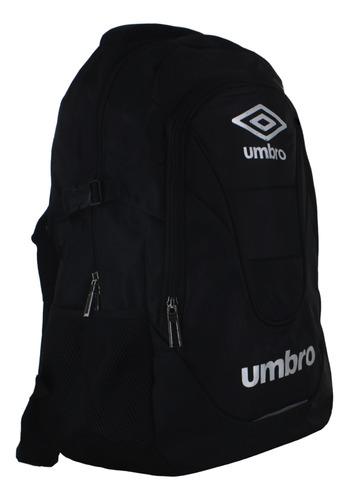 Umbro Mochila Escolar Sport Viaje Casual Gym Juvenil 86413 Color Negro