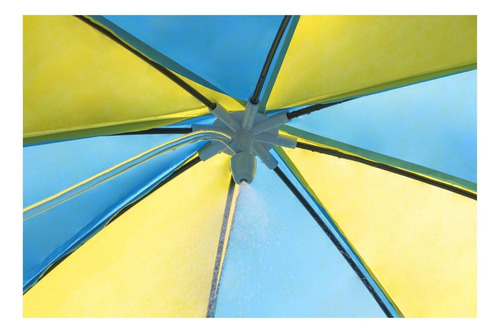 Piscina estructural redonda Bestway 56432 con capacidad de 1688 litros de 2.44m de diámetro multicolor