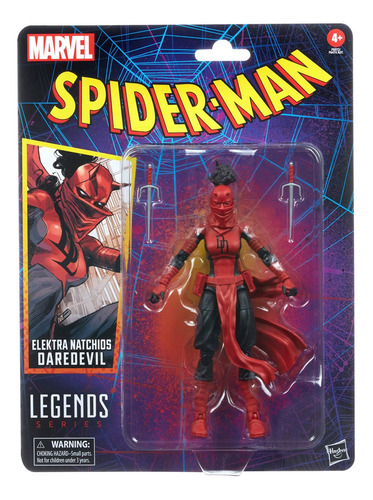 Elektra Natchios Daredevil, Marvel Legends - Spider-man