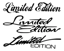Comprar Sticker Limited Edition Para Autos Tuning Calcas Deportivas