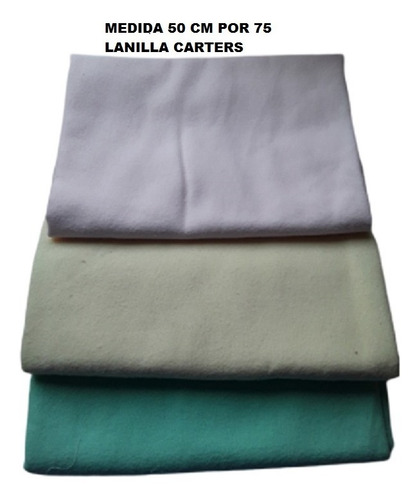 Pañales Tela Lanilla 50 Cm Por 75 Cm (3 Unidades)