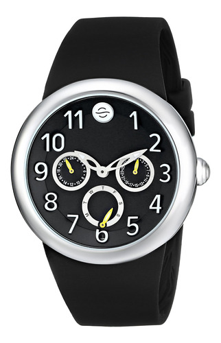 Reloj Mujer Philip Stein Ps-daynight Cuarzo Pulso Negro En