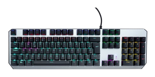 Teclado Gamer Mecânico Rgb Switch Azul Qwerty Tedge