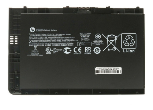 Bt04xl - Original Hp Battery 14.8 V 3400 Mah 52 Wh