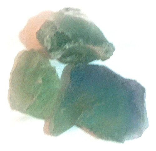 250 Gr. Fluorita Verde En Bruto Piedra Depuradora Emocional 