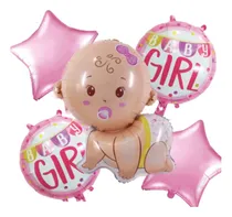 Comprar Kit Globo Baby Shower Gender Reveal Niña Decoración Fiesta