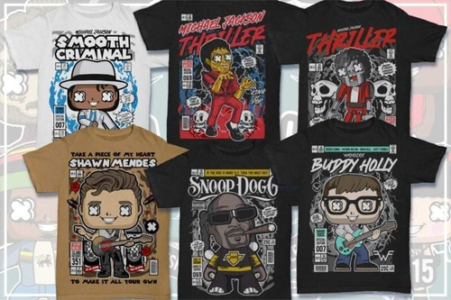Más 700 Plantillas Funko Playera Editable Ai Cdr Psd Svg