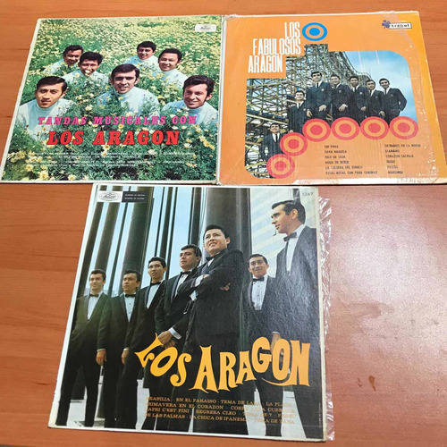 Disco Lp Los Aragon Lote De 3 Albumes