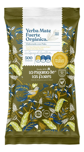 Yerba Mate Fuerte Organica -la Esquina De Las Flores - 500gr