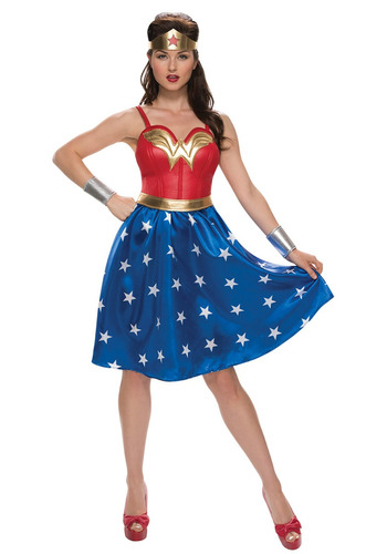 Disfraz De Wonder Woman Para Mujer Talla: Xl Halloween