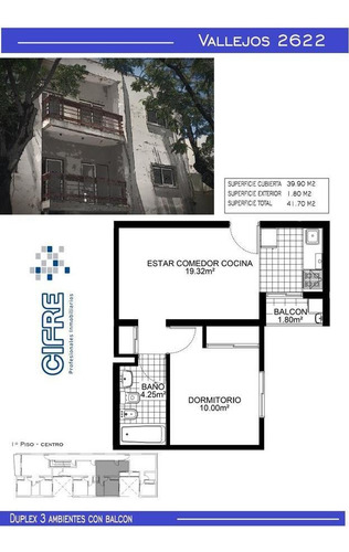 Ph A Estrenar De 3 Ambientes En Planta Baja Al Frente Con Patio.