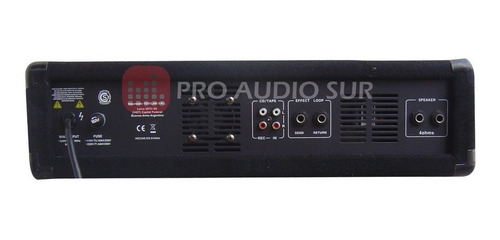 Consola Potenciada Lexsen Lxm4 Cabezal 4 Ch Mixer 200w 18c
