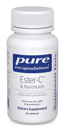 Pure Encapsulations | Ester C Y Flavonoides I 30 Capsulas