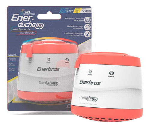 Ducha Eléctrica Brasilera Enerbras Enerducha Up 3t 5500w