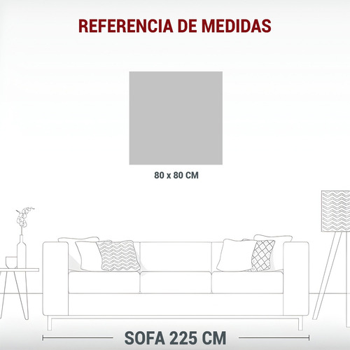 80x80cm Cuadros Minimalistas De Escenas De Dibujos Animados
