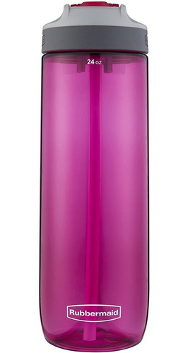 Botella Caramañola Deportiva Rubbermaid 709ml Rosa Febo