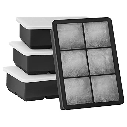 Kootek Ice Cube Trays 4 Unidades - Bandeja De Silicona Para 