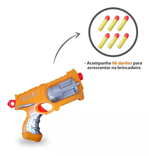 Uma Arma De Brinquedo. Pistola De Brinquedos Para Crianças De