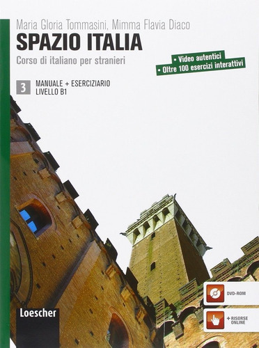 Spazio Italia, De Diaco, M.f.. Editorial Loescher, Tapa Blanda En Italiano