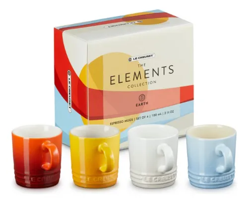 Taza de té de cerámica Le Creuset Elements London, 350 ml, 4 onzas