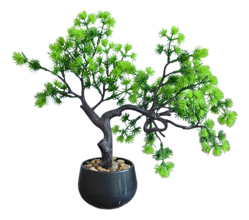 De Bonsái Artificial En Maceta Con Maceta, Planta De