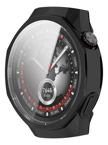 Funda De Tpu Negra Para Huawei Watch Gt 5 Pro De 46 Mm