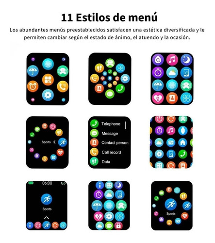 Imagen 6 de 6 de Smartwatch Dt7 Max Para Apple / Android Reloj Inteligente