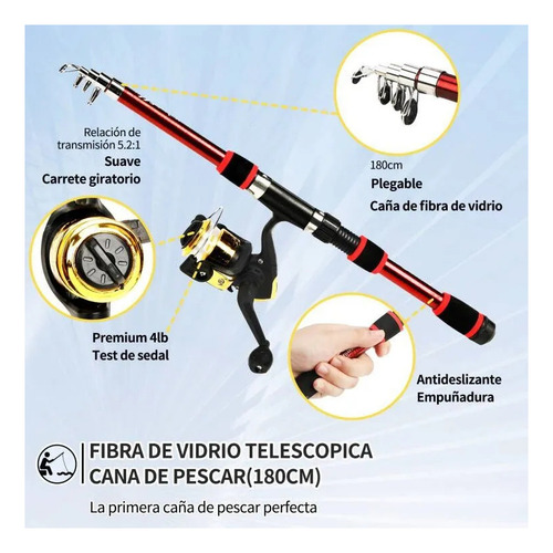 Kit De Pesca: Accesorios Para Caña De Pescar Y Cuerda De Car