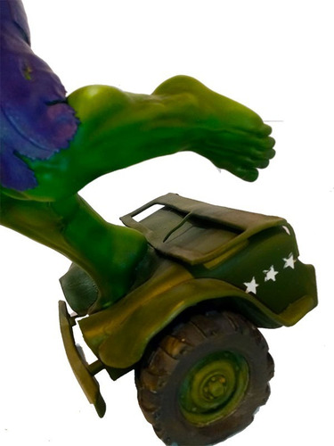 Hulk Resina Hombre Increible Arte Pop Posado