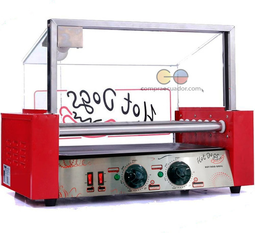 Verly Máquina Comercial De Hot Dogs 9 Rodillos 1500 W 110v