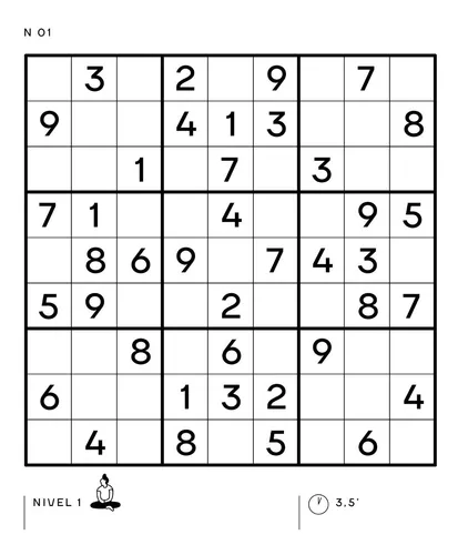 Sudoku Nivel Facil Relajarse Con Numeros Alma - Libro