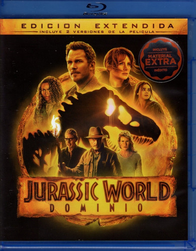 Jurassic World Dominion Chris Pratt Pelicula Blu-ray