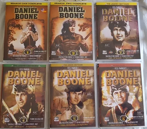 Daniel Boone Série Completa 165 Eps. Dublados 9 Boxes 48 Dvd