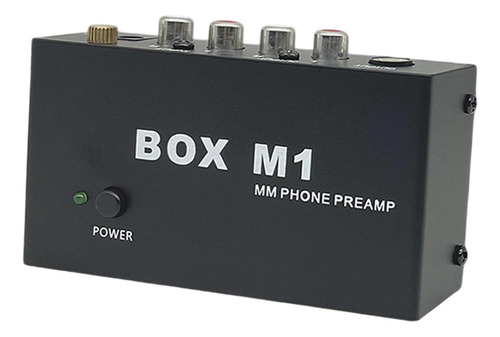 Caixa M1 Pré -amplificador Phono Pré -amplificador Pré