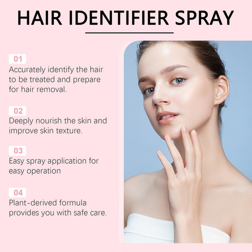 Afeitado Facial Spray Identificador De Cabello,4 Afeitadoras