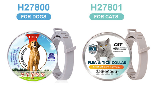 Collar Para Gatos Mayores, Paquete De 3 Collares Para Pulgas