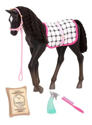Our Generation Caballo Potro Negro Black Velvet C/ Acce Edu